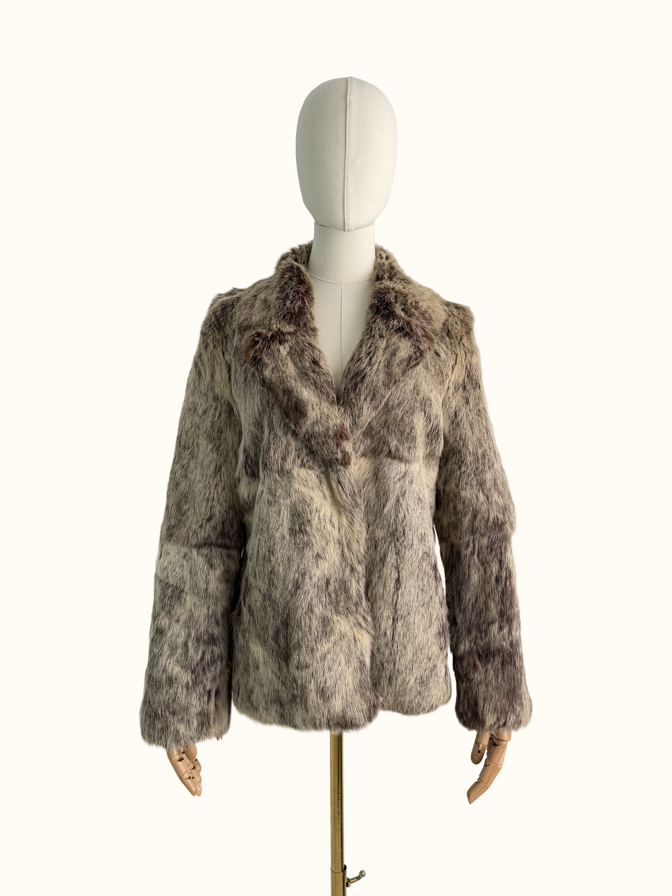 Vintage Vintage Real Fur Jacket Luxury Cropped Coat Winter Glam Size M / US 6-8 / IT 42-44 - 1 Thumbnail