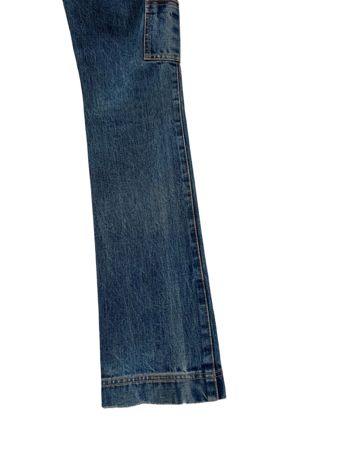 Vintage EDGE ON ALL Japan 6 Zipper Pockets Denim Slim Flare Jeans Size US 29 - 18 Thumbnail