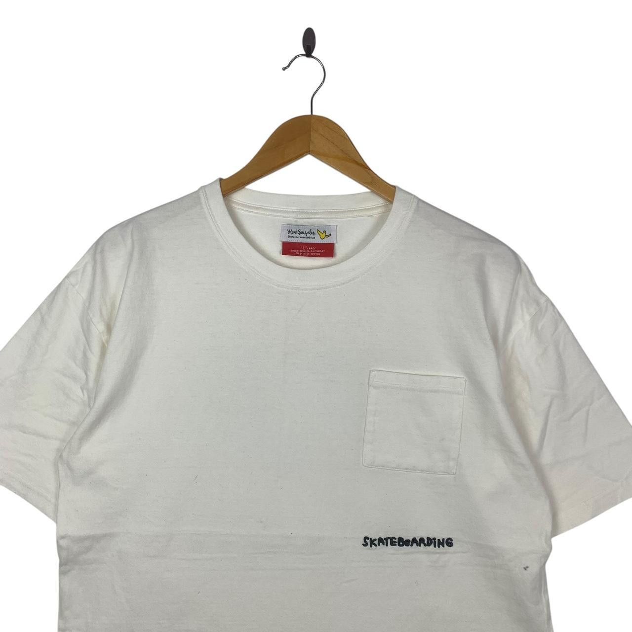 Other MARK GONZALES SKATEBOARD White Pride Poem Tee Shirt Size US L / EU 52-54 / 3 - 3 Thumbnail