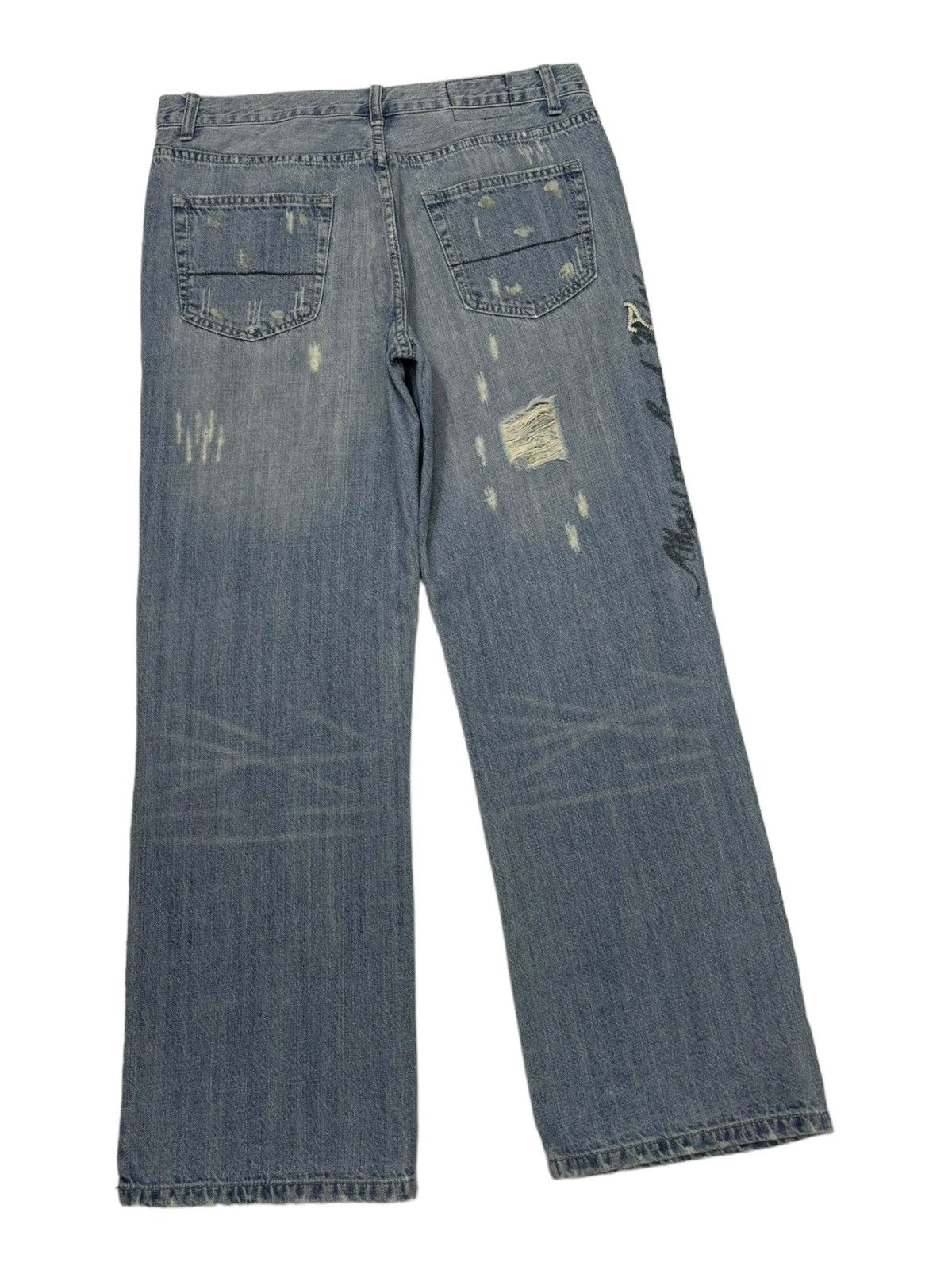 Abercrombie & Fitch 🔥ABERCROMBIE & FITCH BAGGY DENIM JEANS AMERICA & FIRST Size US 34 / EU 50 - 5 Thumbnail