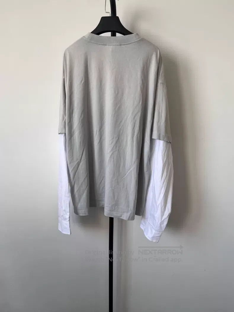 Acne Studios Acne Studios Logo Printed Crewneck Loose Fit Fake Two-Piec Size US L / EU 52-54 / 3 - 2 Thumbnail