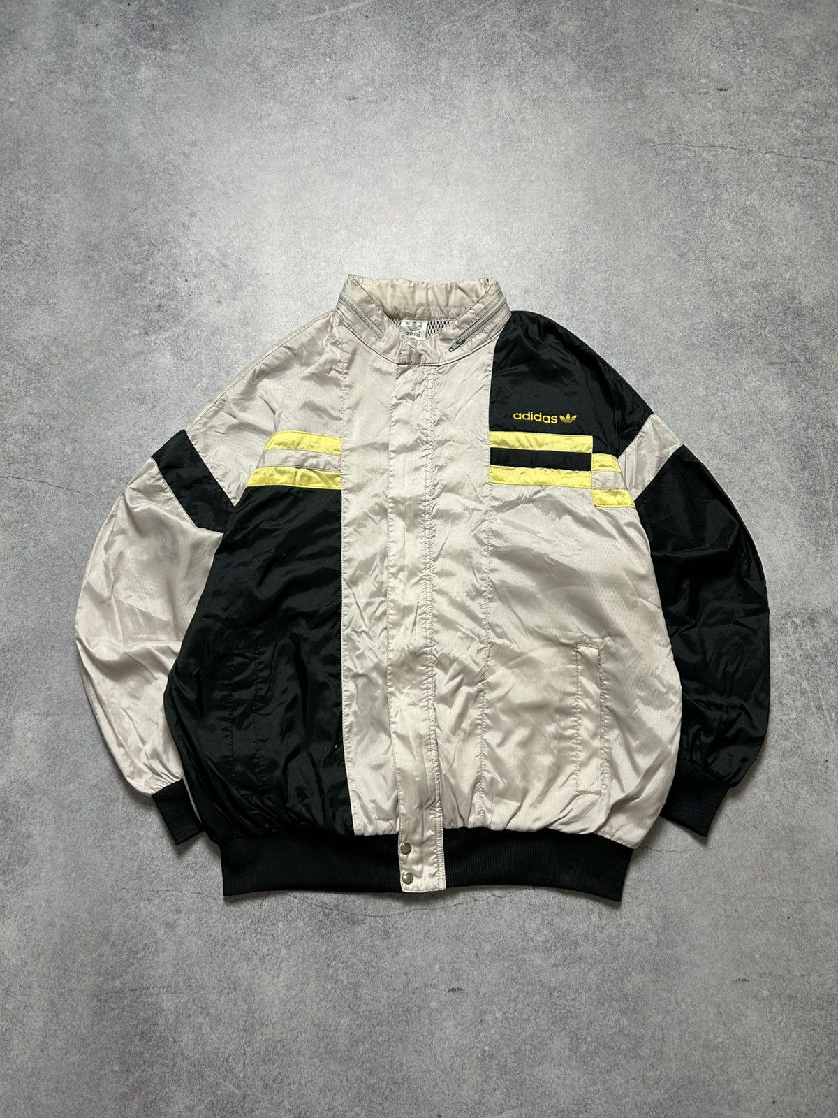 Adidas Vintage 90’s Adidas Small Logo Nylon Retro Track Jacket Y2K Size US XL / EU 56 / 4 - 1 Thumbnail