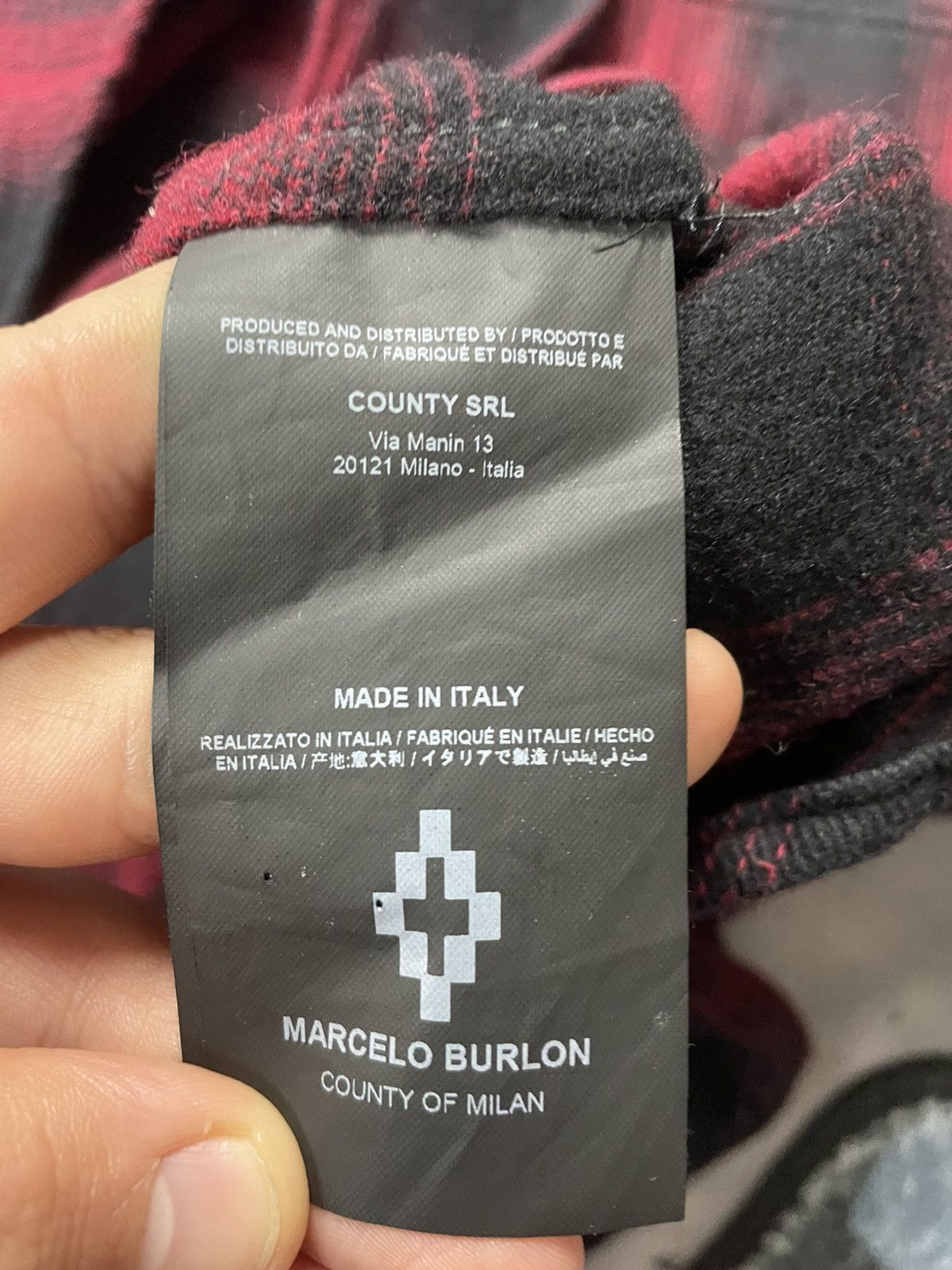 Marcelo Burlon Marcelo Burlon Milan Eagle Flannel Plaid Size US M / EU 48-50 / 2 - 7 Thumbnail