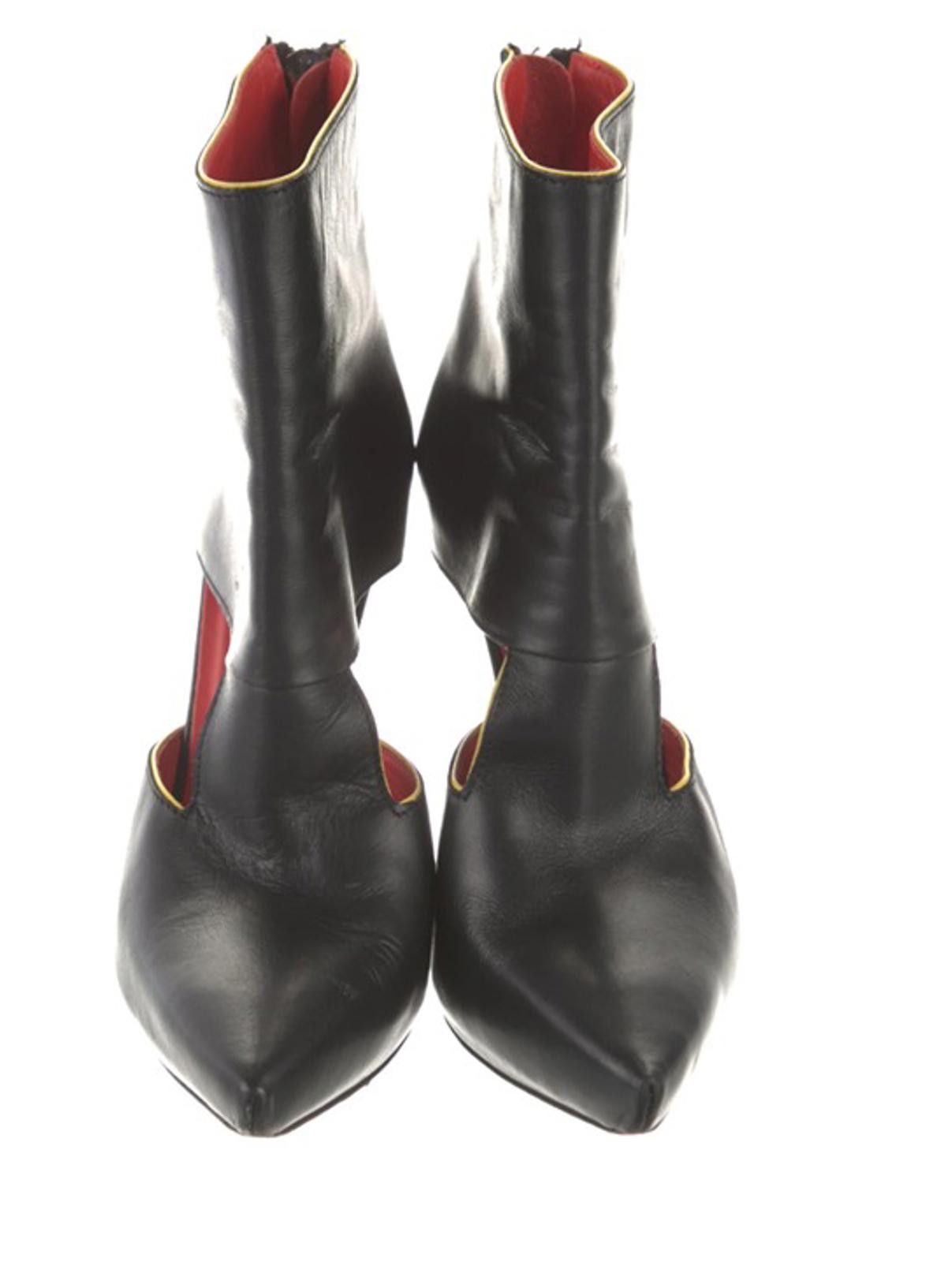 Other McQ Alexander McQueen Leather Cutout Boots - SIZE 7 Size US 7 / IT 37 - 3 Thumbnail
