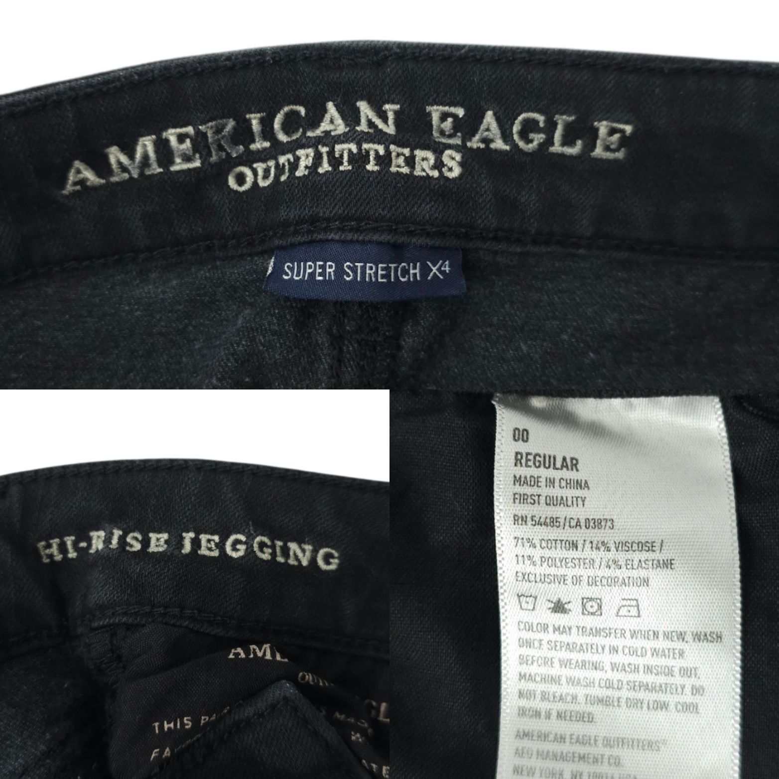 American Eagle Outfitters American Eagle Hi Rise Jegging Skinny Jeans Womens 00 R Size 24" / US 00 / IT 34 - 9 Thumbnail