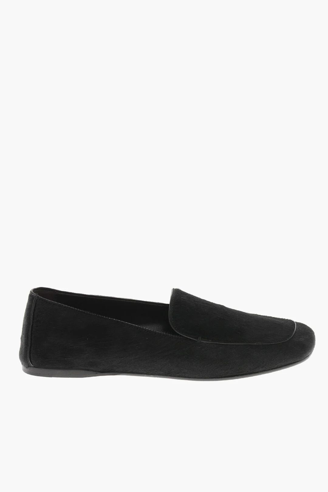 KHAITE og1mm0426 Pony Hair Loafers in Black Size US 7 / IT 37 - 1 Thumbnail