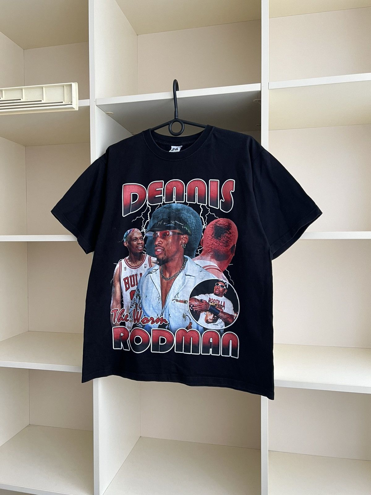 Vintage Vintage Dennis Rodman T-Shirt Basketball NBA Player Size M Size US M / EU 48-50 / 2 - 2 Thumbnail