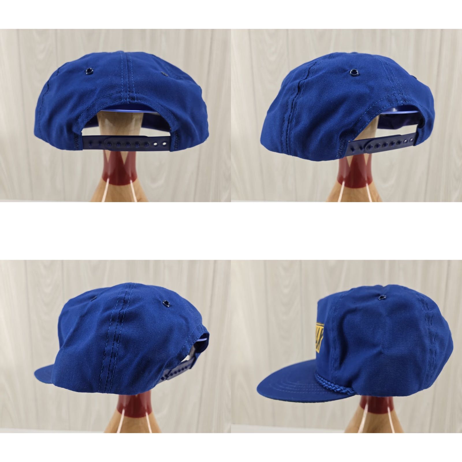 Vintage VINTAGE Unbranded Trucker Hat Rope Blue One Size Men Adjustable Trubomax Hat Size ONE SIZE - 8 Thumbnail