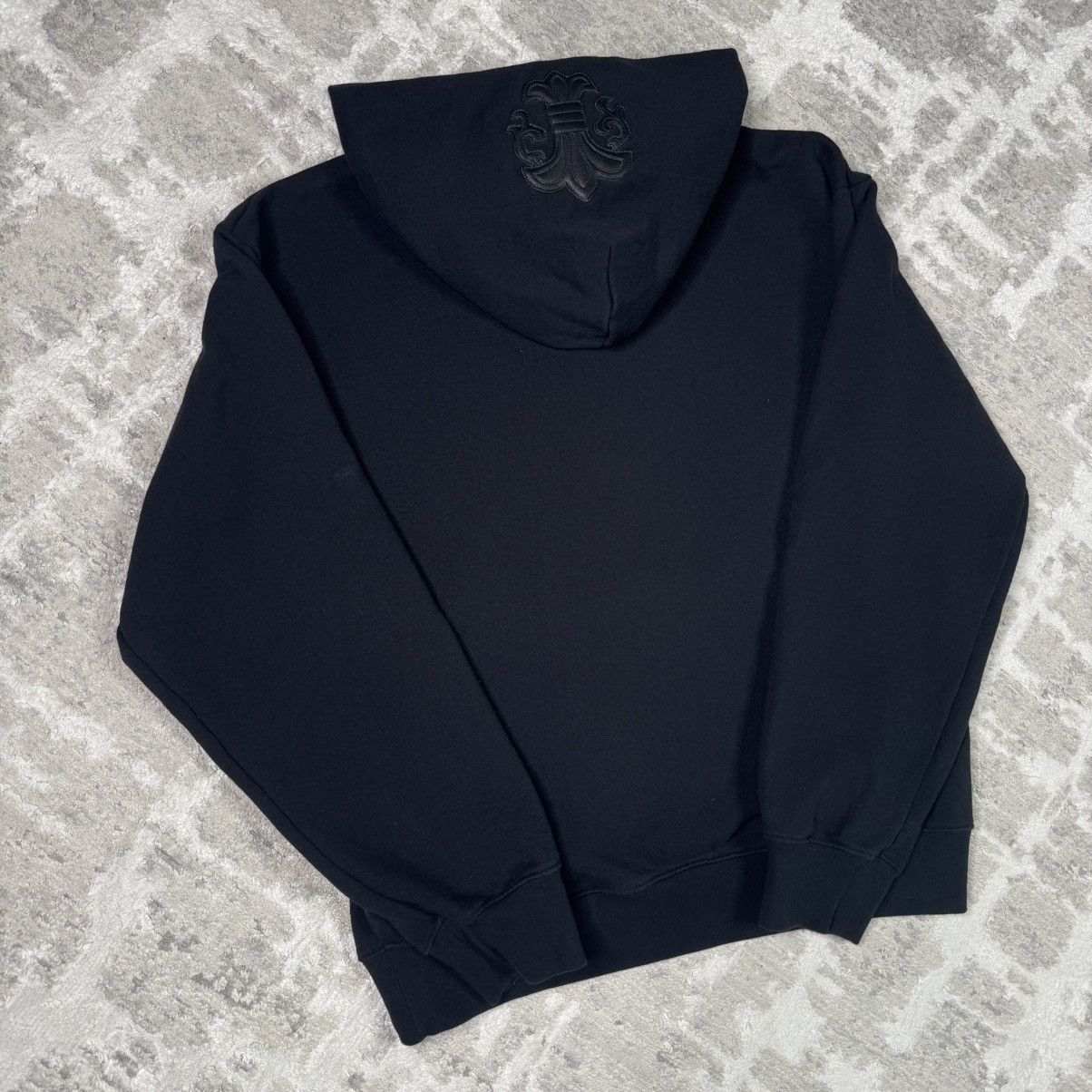 Chrome Hearts Fleur leather patch hoodie Size US L / EU 52-54 / 3 - 7 Thumbnail