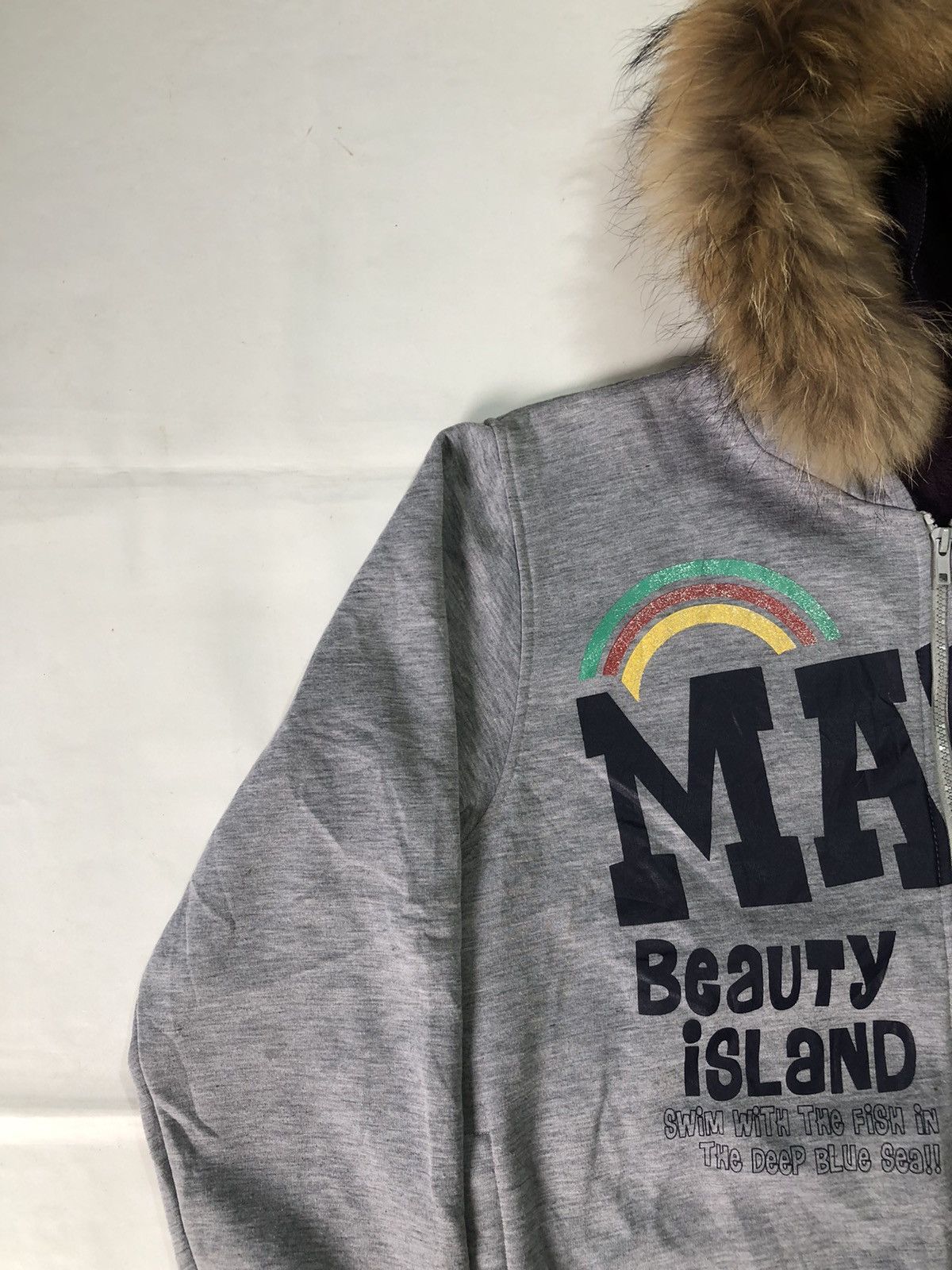 If Six Was Nine Japanese Poem Fur hoodie Zipp Mauloa Ifsix LGB Style Size US L / EU 52-54 / 3 - 5 Thumbnail