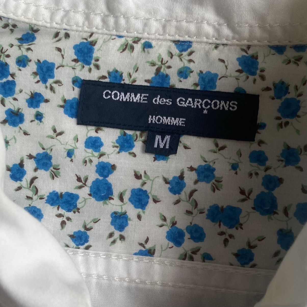 Comme des Garcons CDGH Zip Up Floral Layer Shirt Size US M / EU 48-50 / 2 - 5 Thumbnail