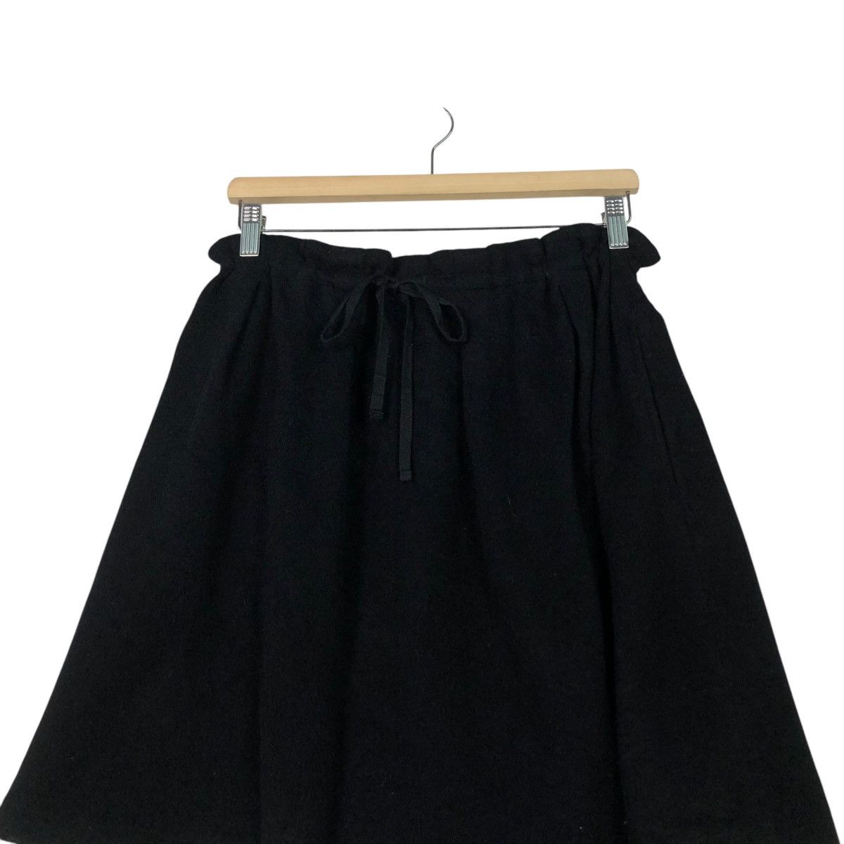 Yohji Yamamoto 🔥RICH BLACK VINTAGE SHORT SKIRT WOOL YOHJI YAMAMOTO Size 30" / US 8 / IT 44 - 5 Thumbnail
