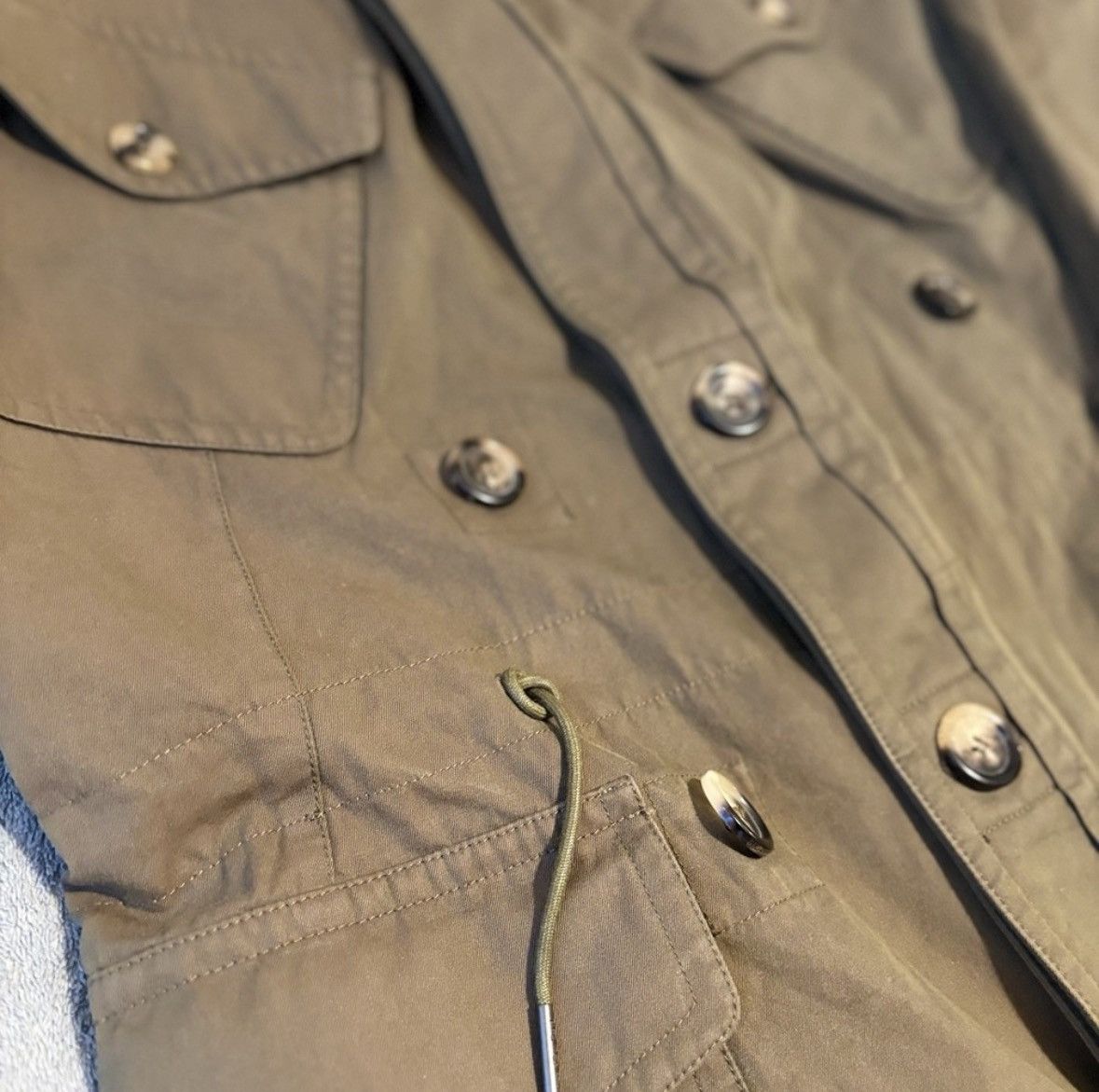 Yves Saint Laurent YSL Tom Ford Safari Jacket SS04 Khaki IT48 YSL Rive Gauche M Size US M / EU 48-50 / 2 - 2 Thumbnail