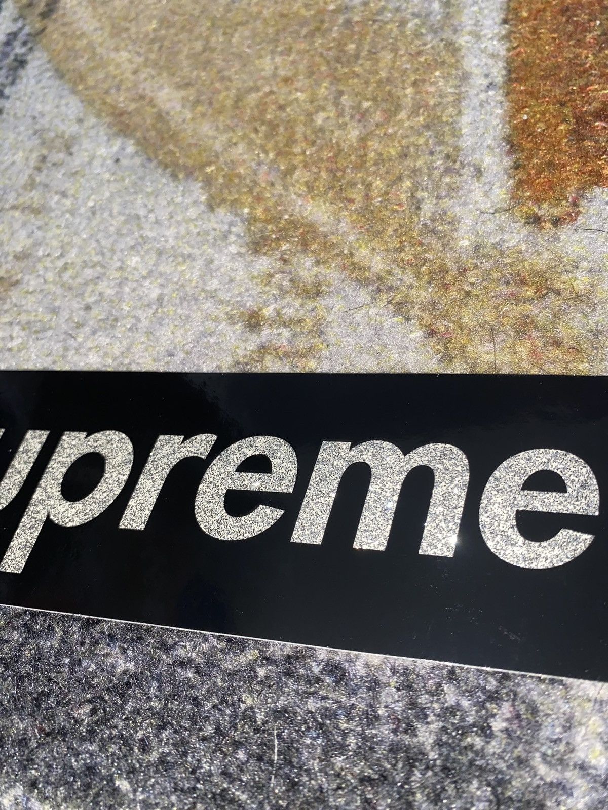 Supreme Supreme Glitter Box Logo Sticker Black Size ONE SIZE - 5 Thumbnail