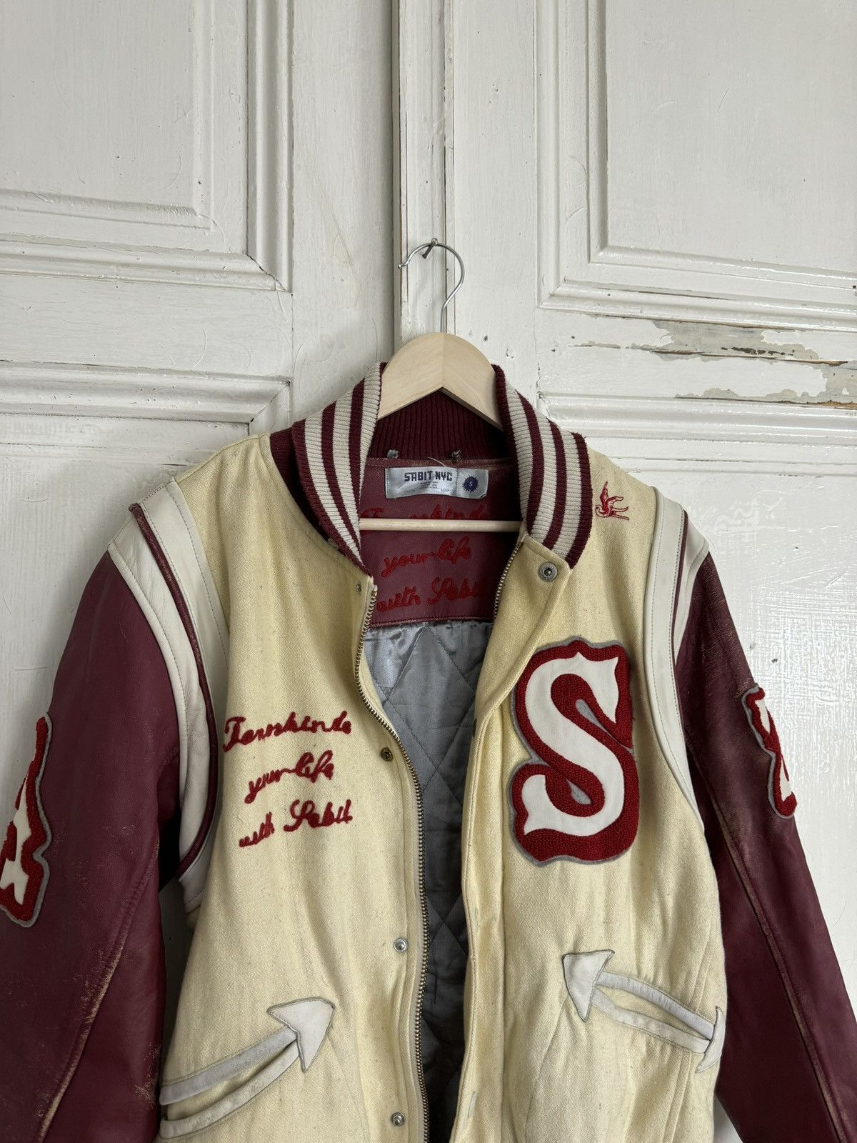 Sabit NYC Vintage Starter Style Varsity Bomber Jacket