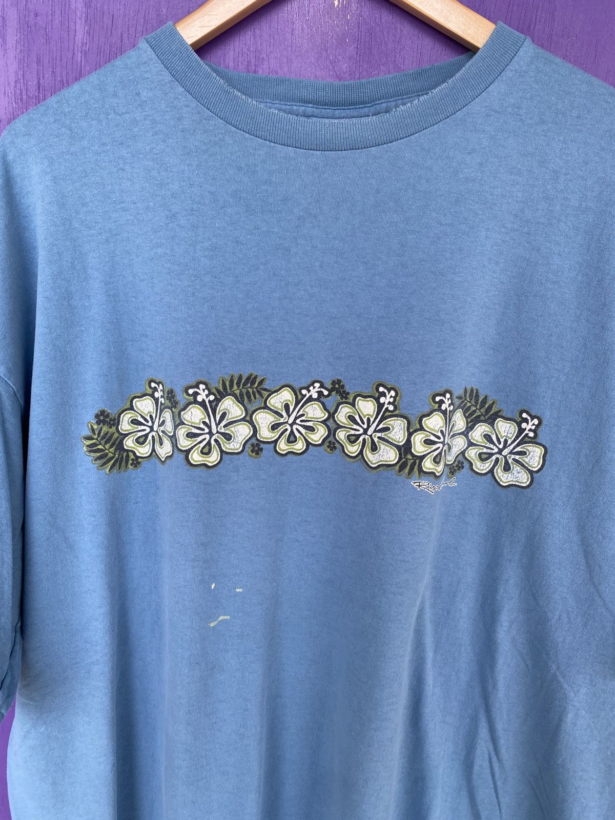Rip Curl Vintage 90s Rip Curl surfwear floral logo t-shirt Size US XXL / EU 58 / 5 - 3 Thumbnail