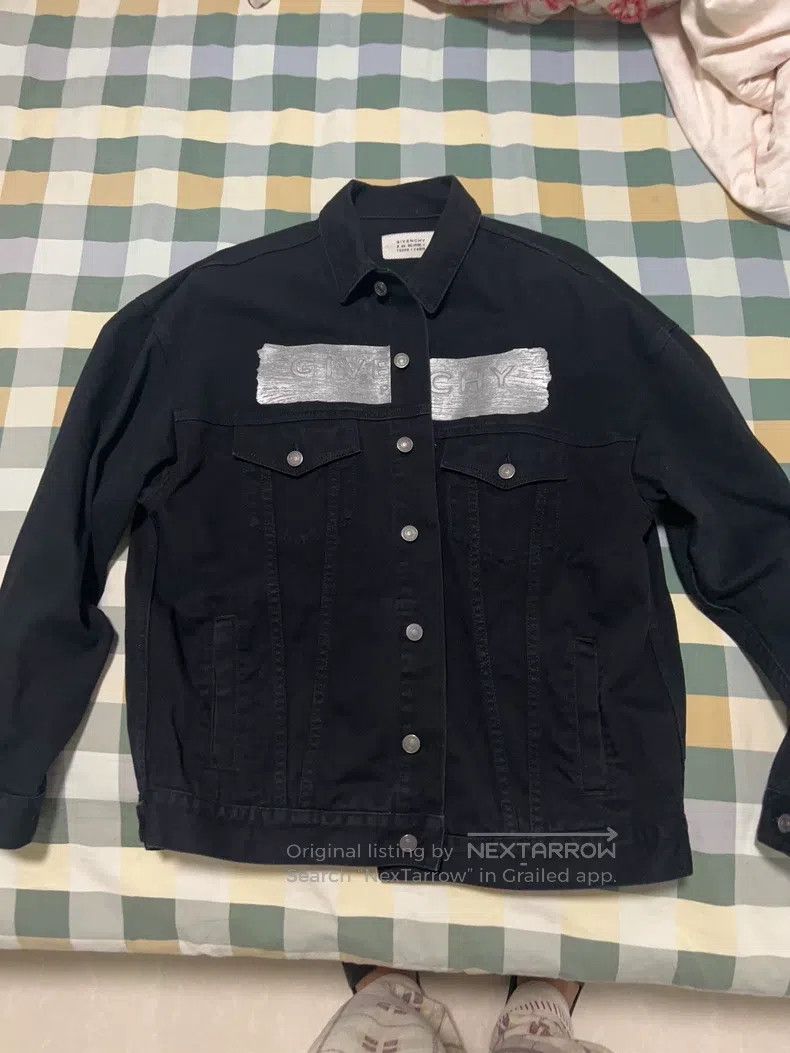 Givenchy Givenchy SS21 slate denim jacket coat men's black Size US L / EU 52-54 / 3 - 1 Thumbnail