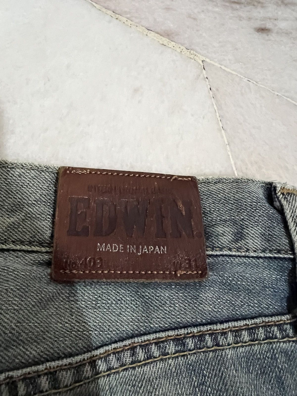 Edwin × If Six Was Nine × Japanese Brand 💥RARE💥Vintage Edwin Faded Blue Jean Japan Size US 31 - 25 Thumbnail