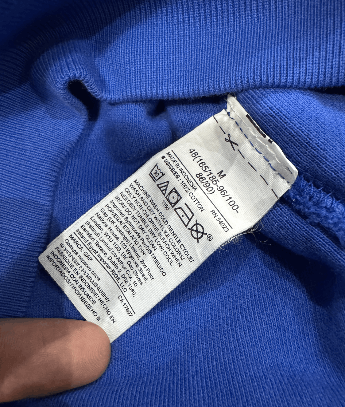 Gap × Kanye West × Yeezy Yeezy x Gap Blue Perfect Hoodie Size US M / EU 48-50 / 2 - 4 Thumbnail