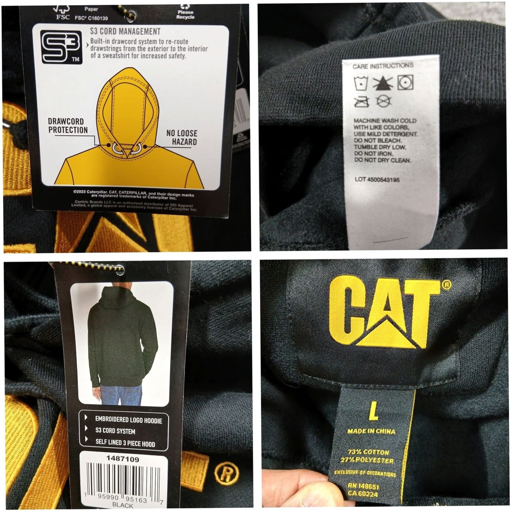 Caterpillar VINTAGE not; N/A Size US L / EU 52-54 / 3 - 4 Thumbnail