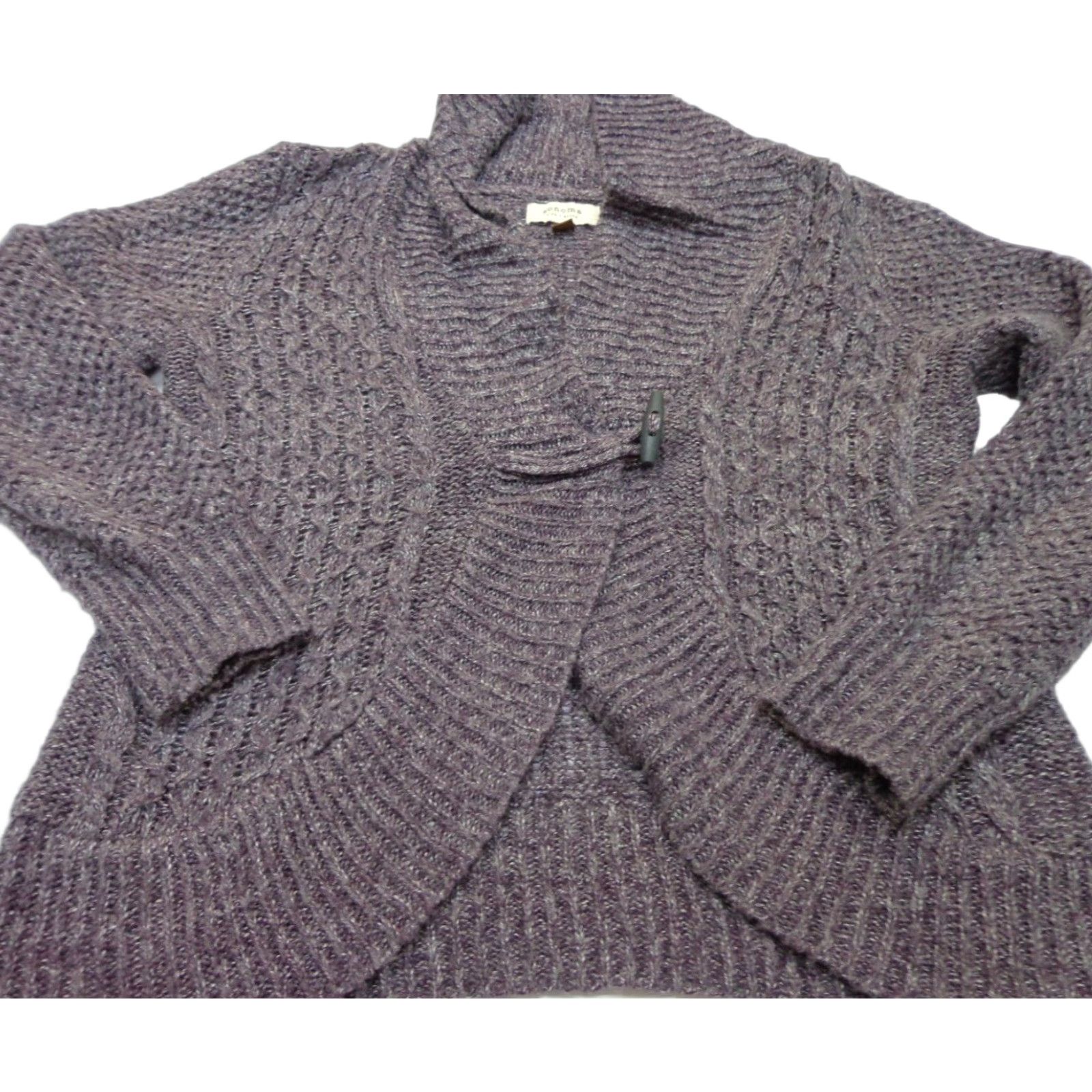 Vintage Sonoma Cardigan Sweater Ladies Size L Purple Solid Cardigan Brand Sonoma Size L / US 10 / IT 46 - 1 Thumbnail