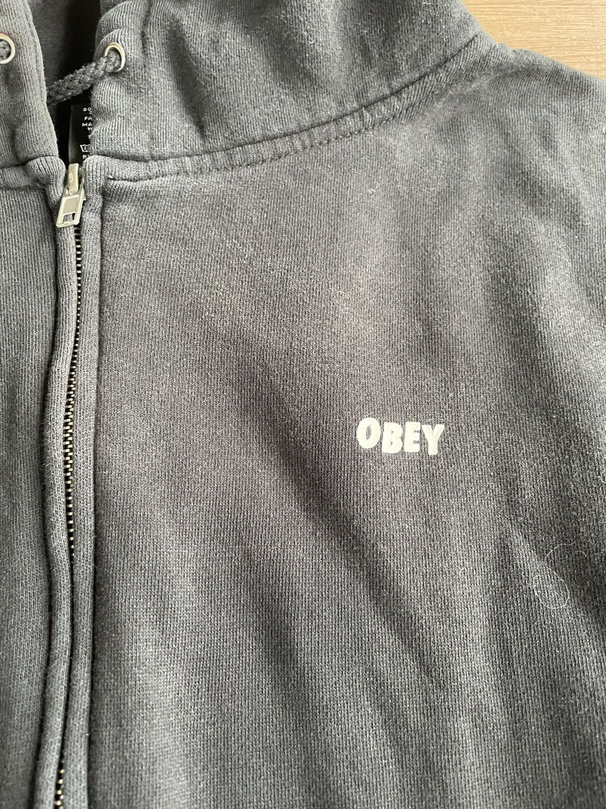 Obey Obey big logo hoodie Size US XL / EU 56 / 4 - 4 Thumbnail