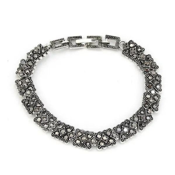Jewelry × Sterling Silver Charm Bohemia Link Bracelet Size ONE SIZE - 2 Thumbnail