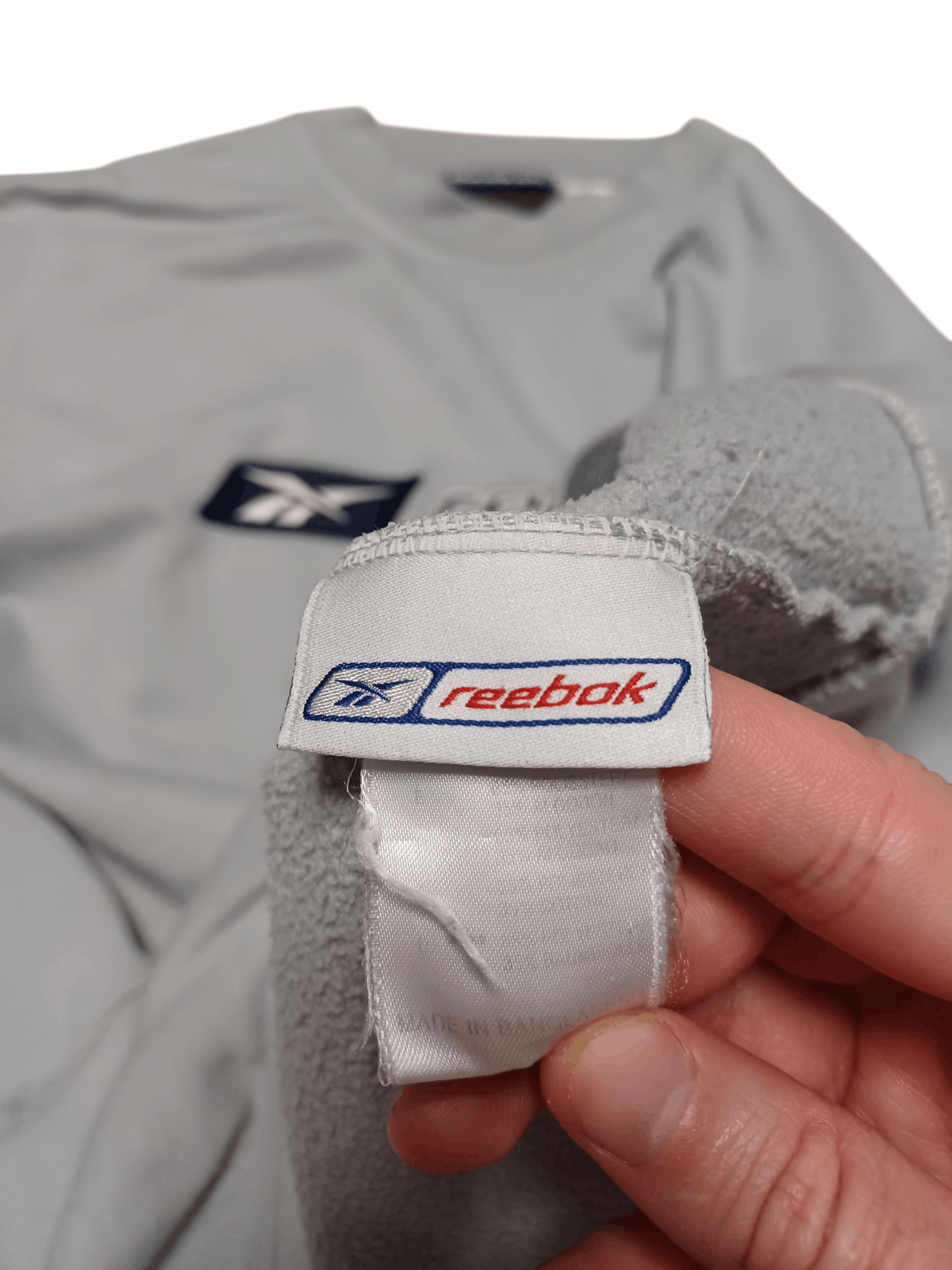 Reebok REEBOK VINTAGE DIRTY FADED BIGLOGO EMBROIDERED SWEATSHIRT Size US L / EU 52-54 / 3 - 6 Thumbnail