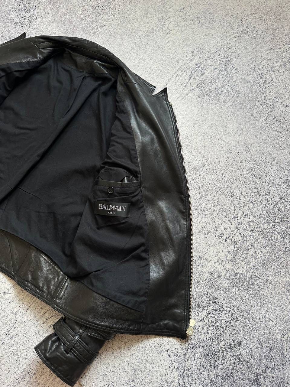 Balmain Balmain Men’s Leather Jacket With Straps Size 48 Size US M / EU 48-50 / 2 - 15 Thumbnail