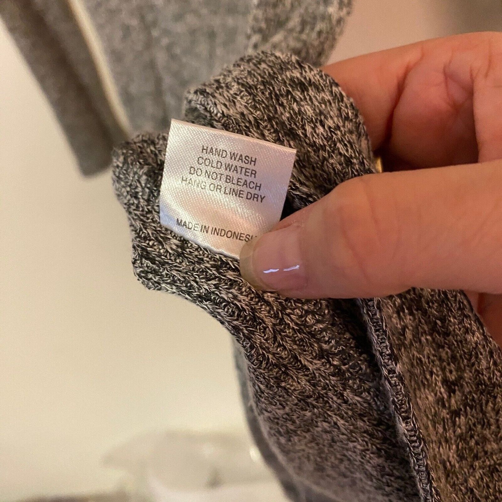Other Better Be Marled Grey Knit Mock Neck Long Sleeve Mini M Size M / US 6-8 / IT 42-44 - 8 Thumbnail