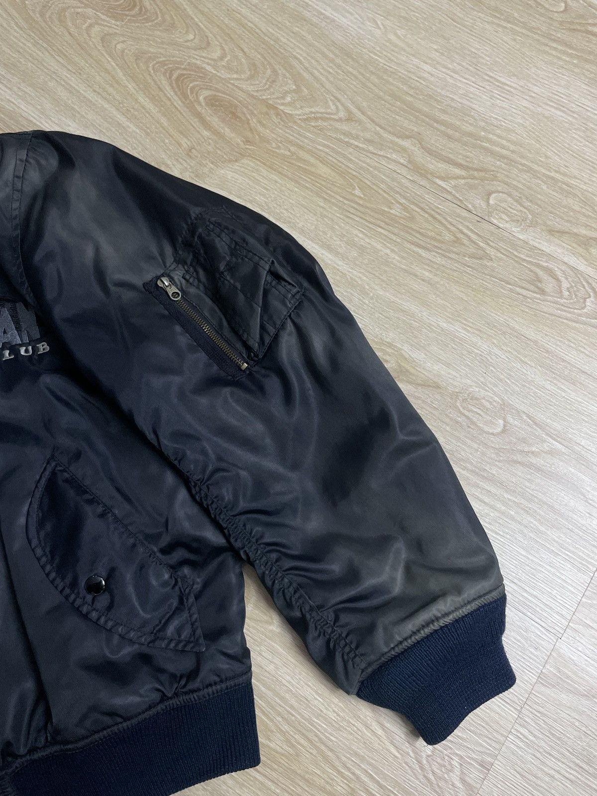 DC Comics × Vintage Vintage 90’ OFFICIAL BATMAN CLUB BOMBER JACKET Size US L / EU 52-54 / 3 - 11 Thumbnail