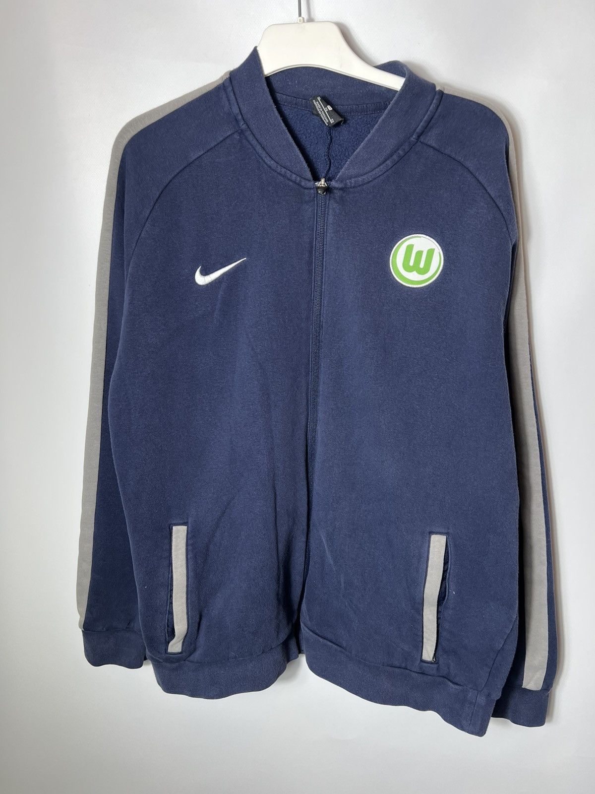 Nike Vintage sportswear Nike Wolfsburg Soccer Football jacket Size US XL / EU 56 / 4 - 1 Thumbnail