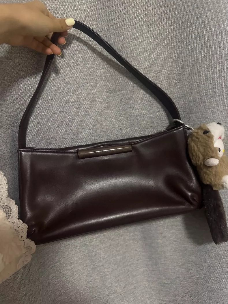 Givenchy No.7 Chocolate Leather Shoulder Bag - dmc