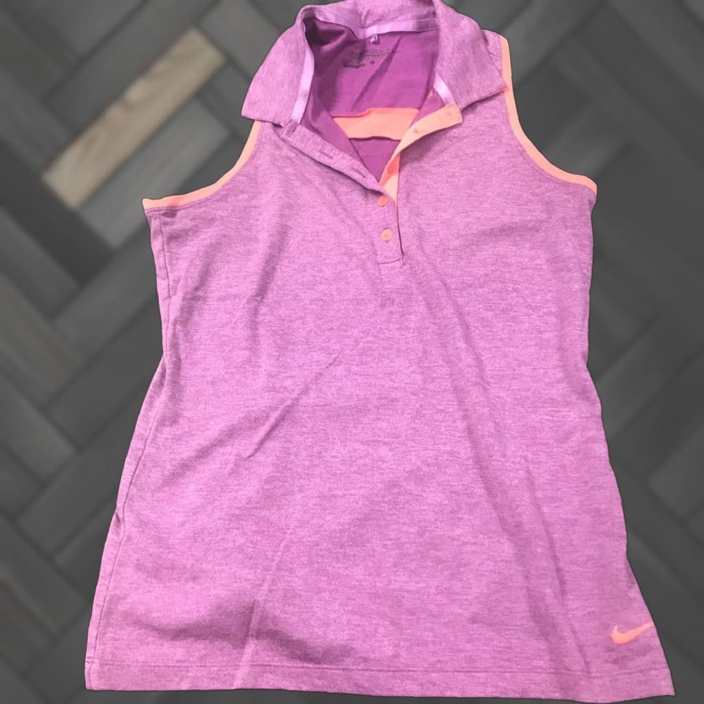 Nike Nike Polo Golf Shirt Womens Small Dri-Fit Tour Performance Sleeveless Size S / US 4 / IT 40 - 1 Thumbnail