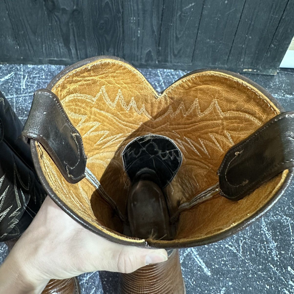 Sancho Boots Sancho Cowboy Brown Leather Boots Size 39 Size US 9 / IT 39 - 20 Thumbnail