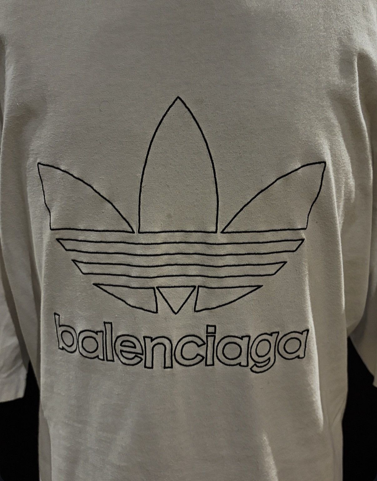 Adidas × Balenciaga Balenciaga x adidas Oversized T-Shirt 3XL Size US XXL / EU 58 / 5 - 2 Thumbnail