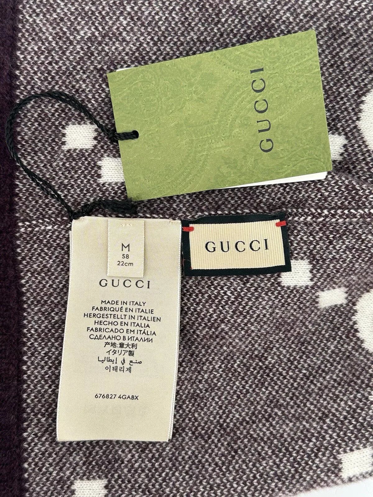 Gucci new Gucci cashmere hat Size-M-58cm Size ONE SIZE - 6 Thumbnail