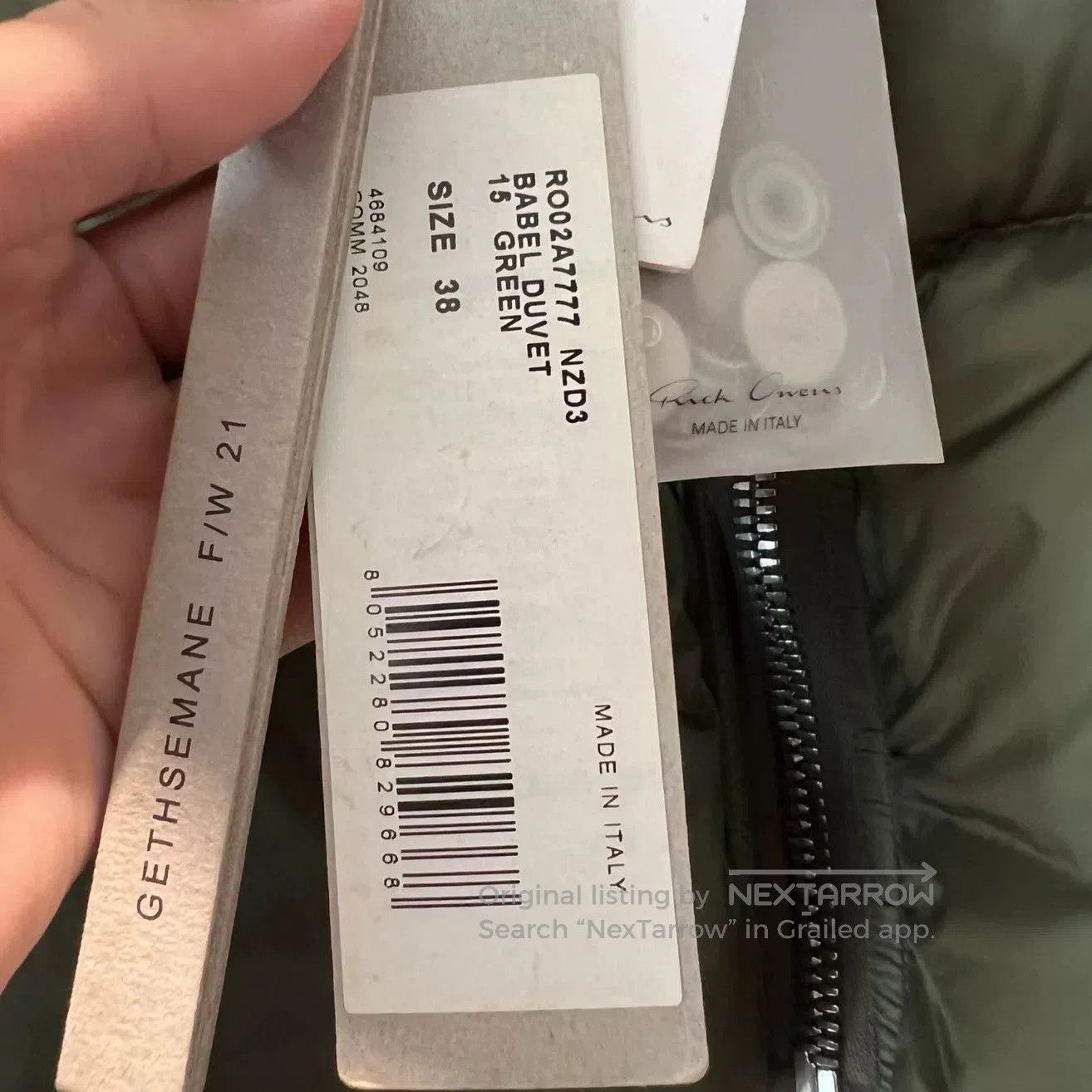 Rick Owens new rick owens stylish puffer jacket. Size M / US 6-8 / IT 42-44 - 3 Thumbnail