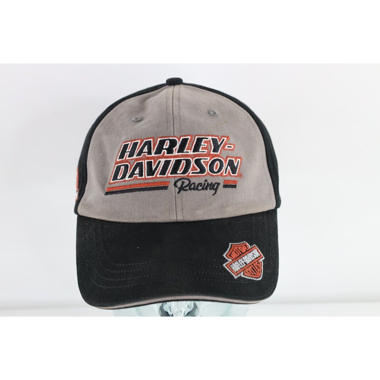 Harley Davidson × Vintage Vintage Distressed Spell Out Harley Davidson Motorcycles Hat Size ONE SIZE - 1 Thumbnail
