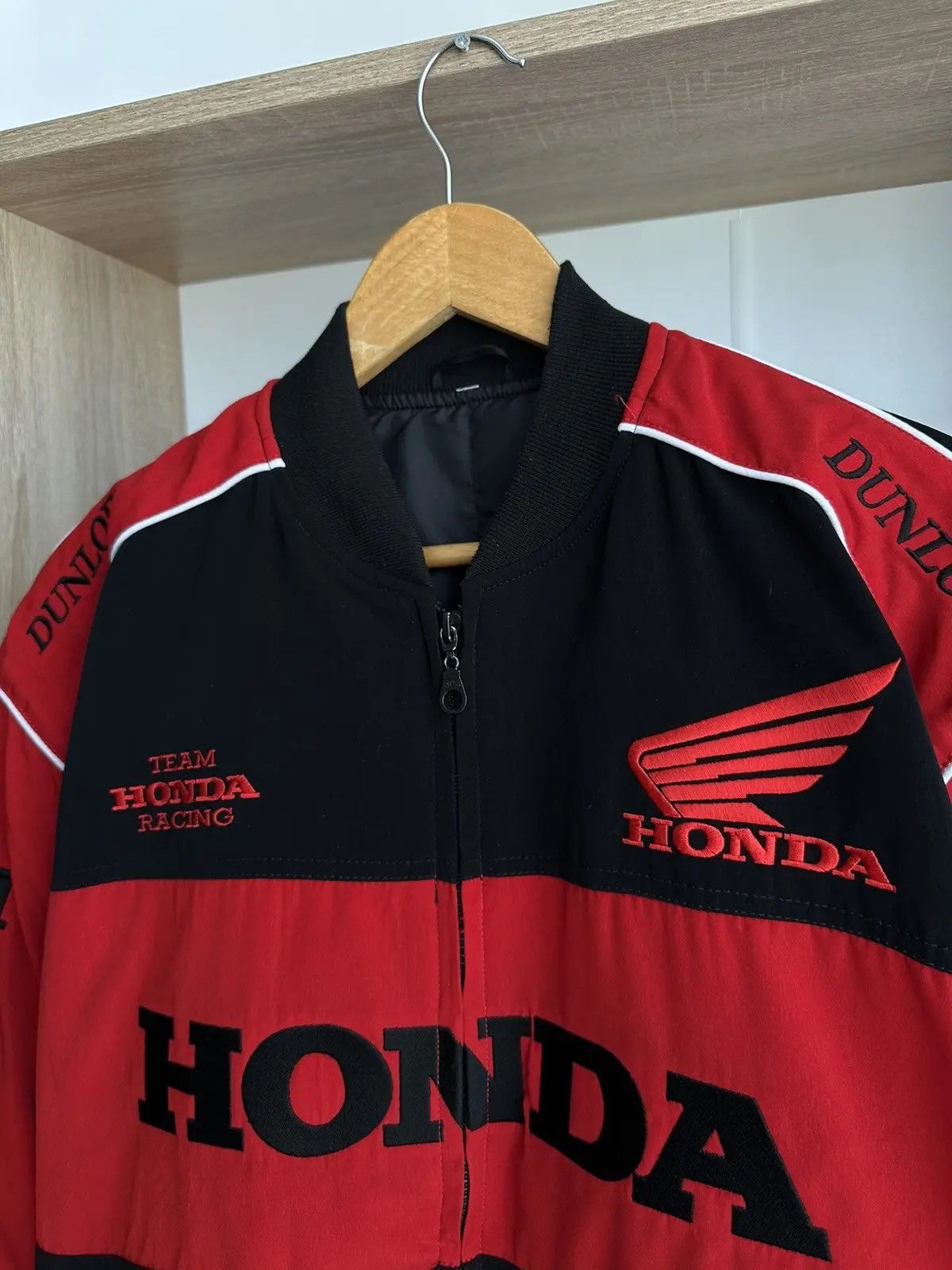 Honda × Vintage Vintage Honda Red Racing Formula Uno Jacket Size US M / EU 48-50 / 2 - 11 Thumbnail