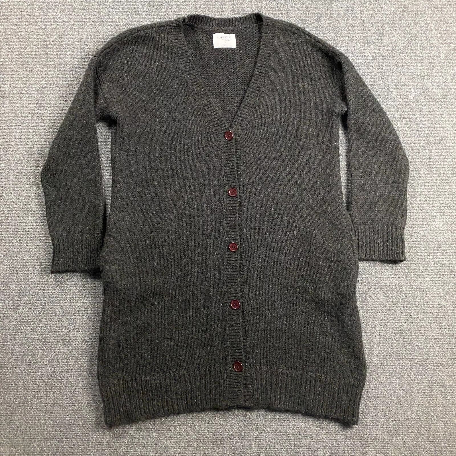 Other Sincerely Jules Cardigan Women's Medium Sweater Knit Mohair Size M / US 6-8 / IT 42-44 - 1 Thumbnail