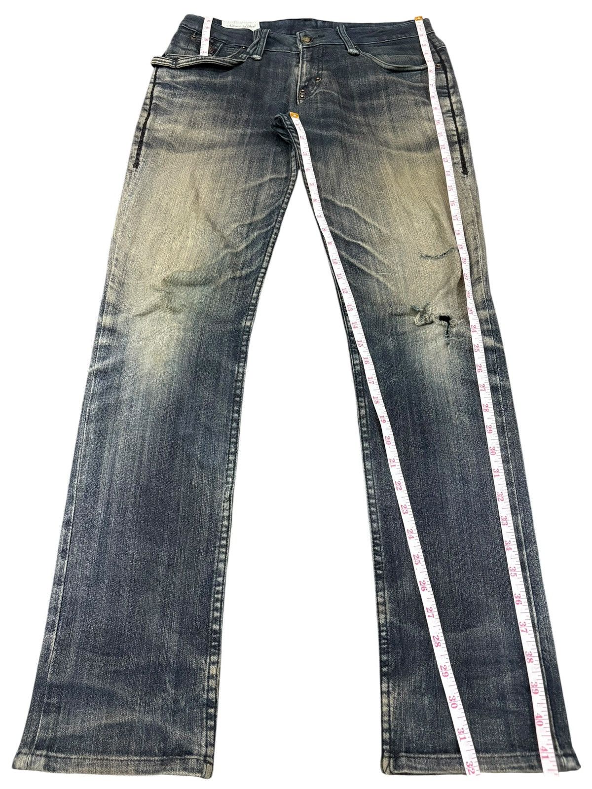 Japanese Brand Vintage Japanese Brand Mud Wash Distressed Jeans Size US 32 / EU 48 - 13 Thumbnail