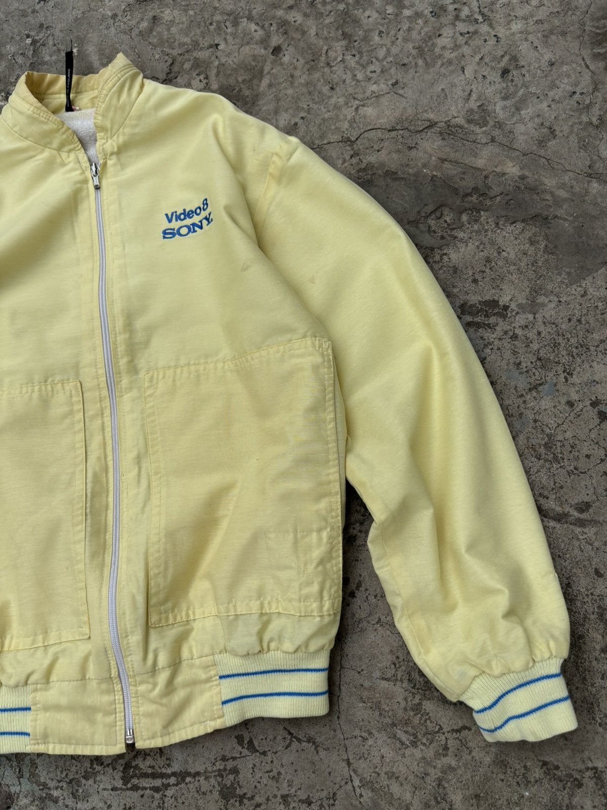 Japanese Brand Rare Vintage 90s Sony Video8 Handycam Yellow Jacket Size US M / EU 48-50 / 2 - 6 Thumbnail