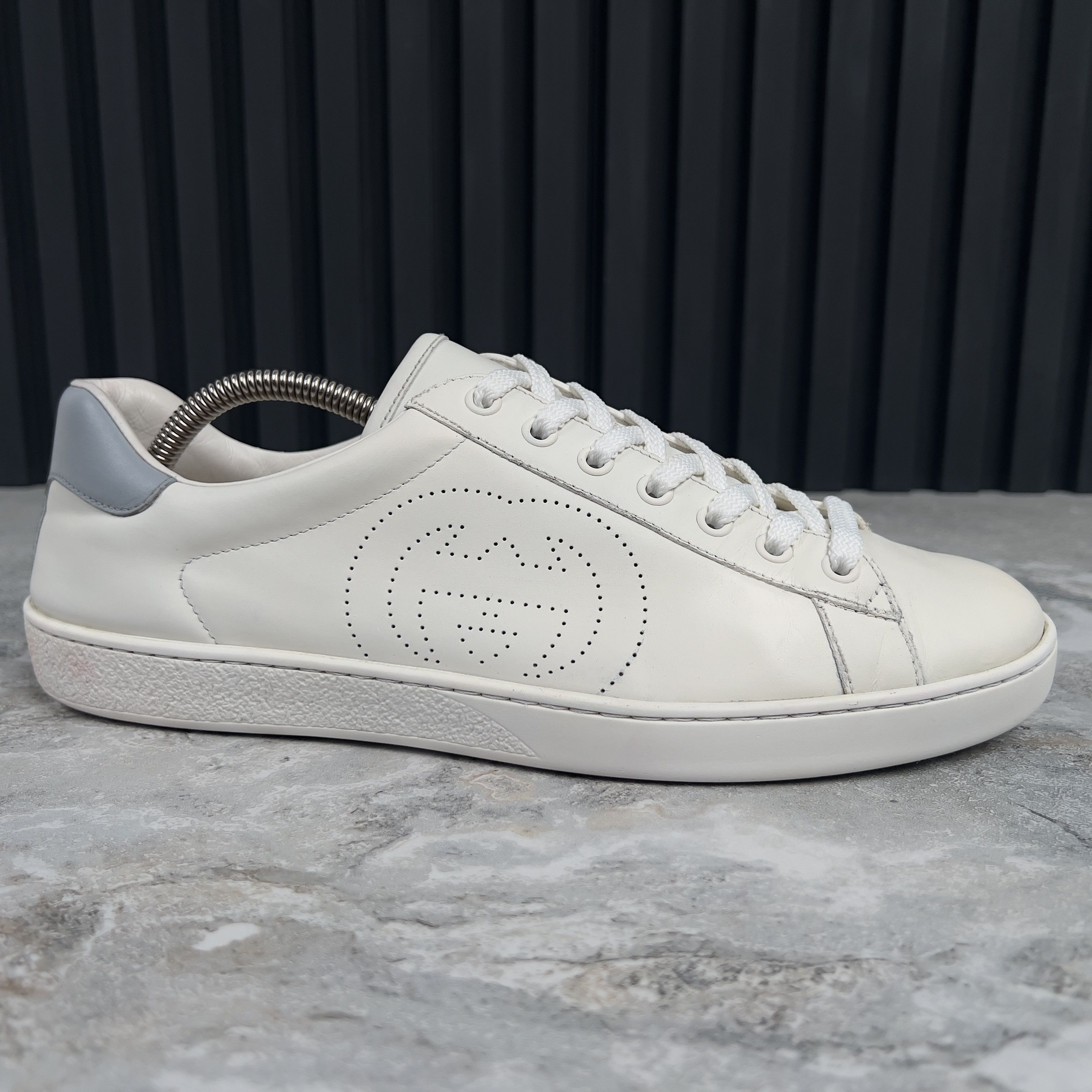 Gucci Ace Interlocking G Low Sneakers Leather Size US 8.5 / EU 41-42 - 7 Thumbnail
