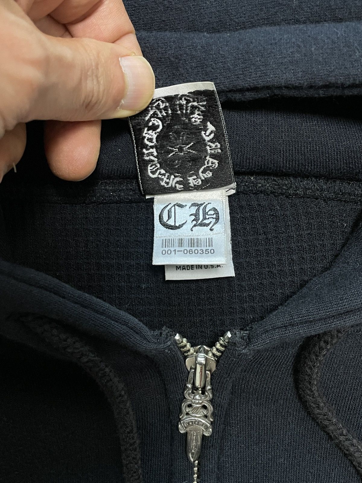Chrome Hearts 90s old Chrome Hearts Heavy Thermal hoodie authentic size S Size US S / EU 44-46 / 1 - 6 Thumbnail
