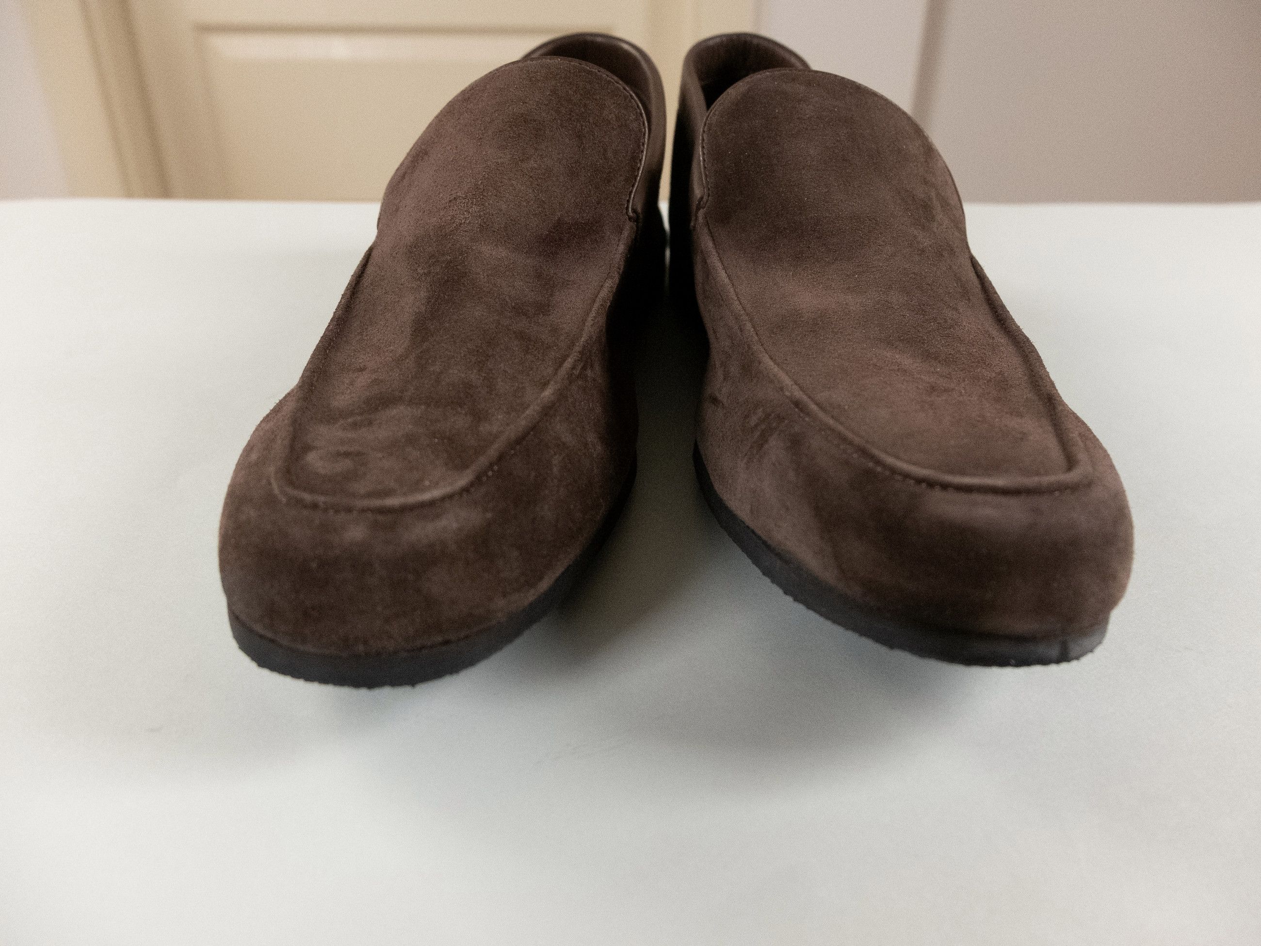 John Lobb JOHN LOBB Tyne brown suede leather unlined loafers 9 42 Size US 9 / EU 42 - 3 Thumbnail