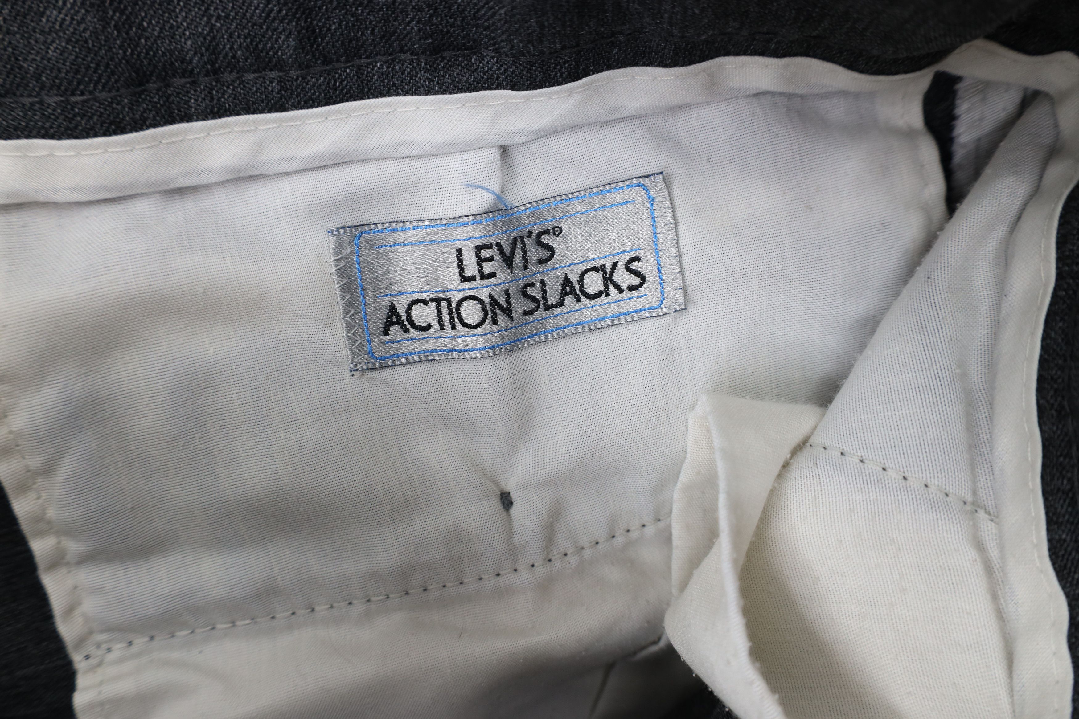 Levi's Vintage 90s Levis Knit Straight Leg Chino Pants Gray USA Size US 34 / EU 50 - 10 Thumbnail
