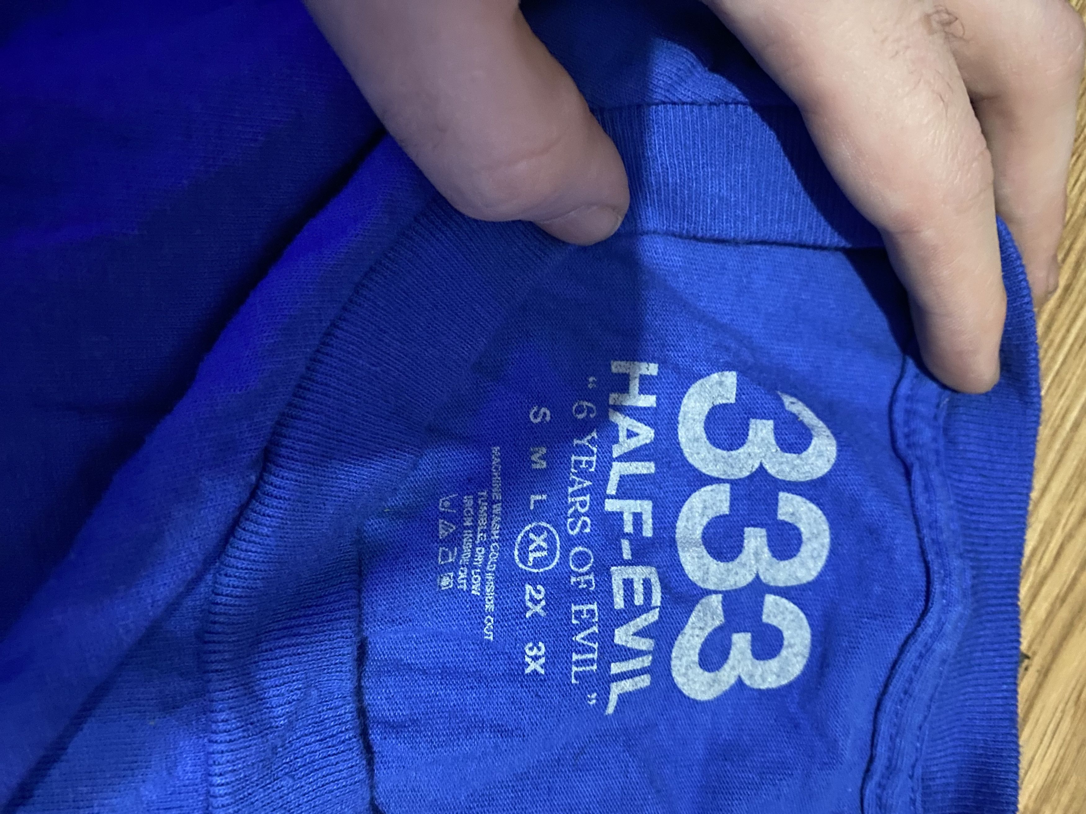 Half Evil half evil anniversary tee Size US XL / EU 56 / 4 - 2 Thumbnail