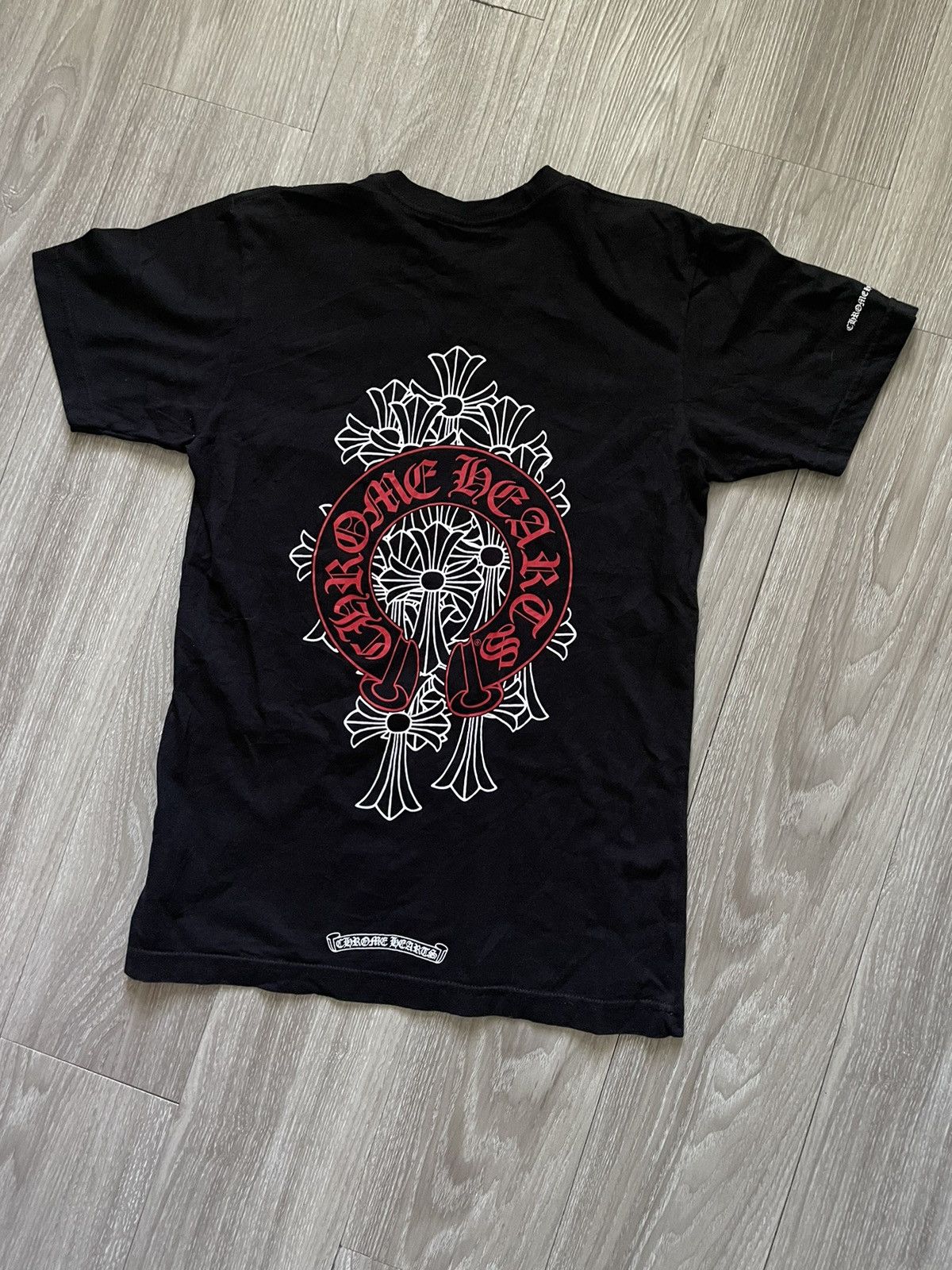 Image of Chrome Hearts Cemetery T-Shirt in Black, Men's (Size Small)