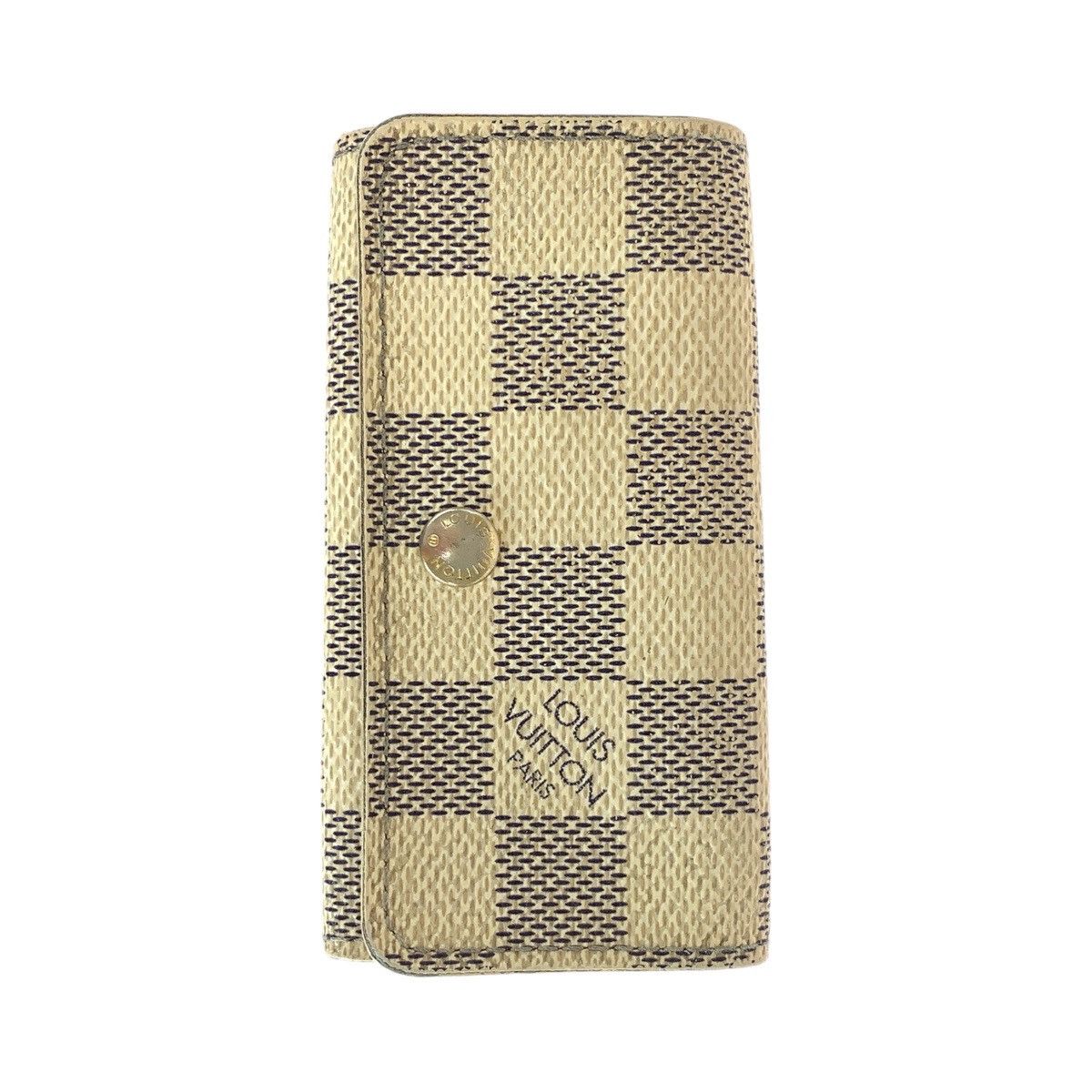 Louis Vuitton Louis Vuitton Louis Vuitton Multicles 4 Damier Azur Key Case Canvas Key case N60386 DUTY FREE for USA Size ONE SIZE - 1 Thumbnail